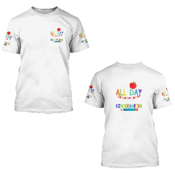 Discover TK All Day Transition Kindergarten Teacher Student Baseball Tees 3D T Shirts