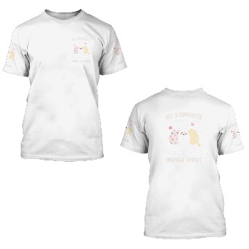 Discover Eggstremely Smart Teacher Easter Bunny Teaching Easter Day 3D T Shirts