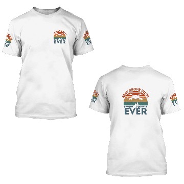 Discover Drone Flying Quadcopter FPV Remote Control Drone Pilot 3D T Shirts