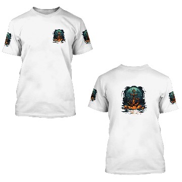 Discover Halloween Boat Anchor 2 3D T Shirts