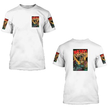 Discover Halloween Horror vintages Evil Witch Comic Book Retro Scary 3D T Shirts