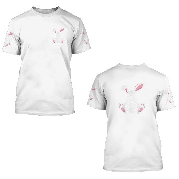 Discover Happy Easter Badminton Ears Funny Easter Day Bunny Lovers 3D T Shirts
