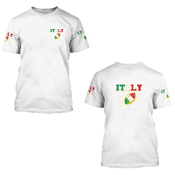 Discover ITALIAN FLAG ITALY RUGBY Baseball Tees 3D T Shirts