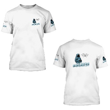 Discover Drone Pilot Dronographer Aviator Flying RC Quadcopter 3D T Shirts