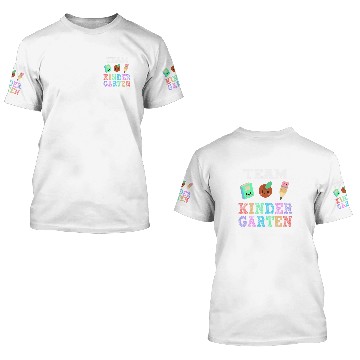 Discover Team Kindergarten First Day Back to School Student Teacher 3D T Shirts