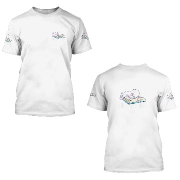 Discover Halloween Boooks ghosts for Book Lover 1 3D T Shirts