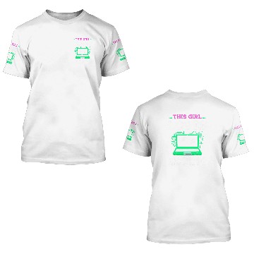 Discover This Girl Loves Coding Code Sayings Programmer Coder Baseball Tees 3D T Shirts