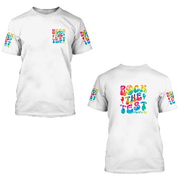 Discover rock test testing day motivational teacher student Baseball Tees 3D T Shirts