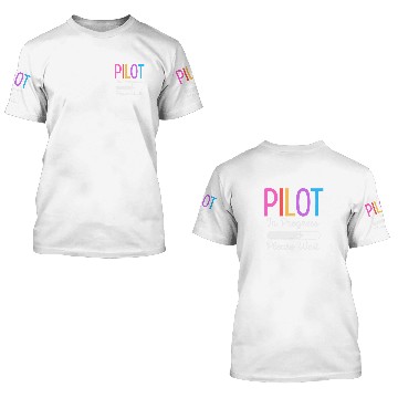 Discover Pilot In Progress Please Wait Flight Future Pilot Funny Baseball Tees 3D T Shirts