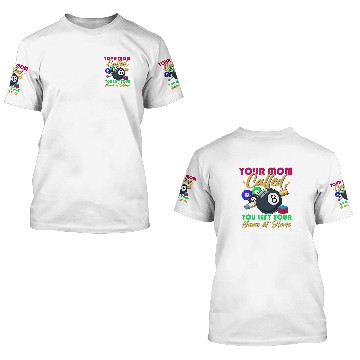 Discover Funny Billiards Pool Cue Pool Player Gift 3D T Shirts