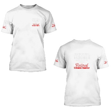 Discover Retired Science Teacher Monday School Retirement Zip 3D T Shirts