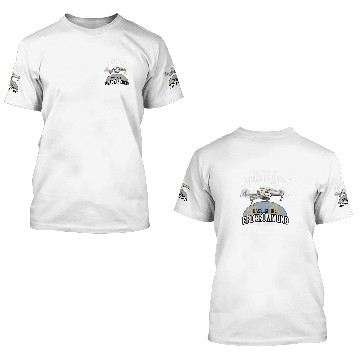 Discover Drone pilot flies drone with camera over the clouds 3D T Shirts
