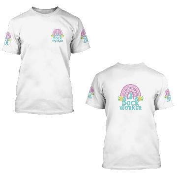 Discover Happy Easter Day Im the Dock Worker Bunny 3D T Shirts