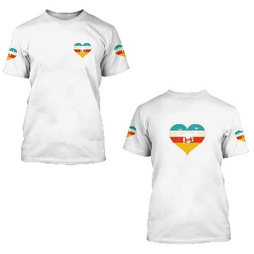 Discover Drone Hearth Sunset 3D T Shirts