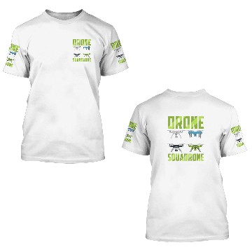 Discover Drone Pilot Drone Squadrone Quad Pilots Quadcopter Zip 3D T Shirts