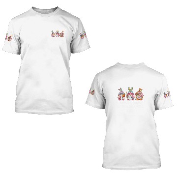 Discover Ethics Teacher Gnomes Easter Vibes 3D T Shirts