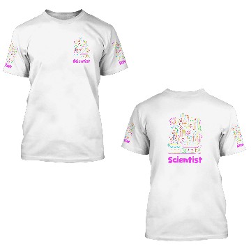 Discover Lab week 2024 scientist medicals lab science Zip 3D T Shirts