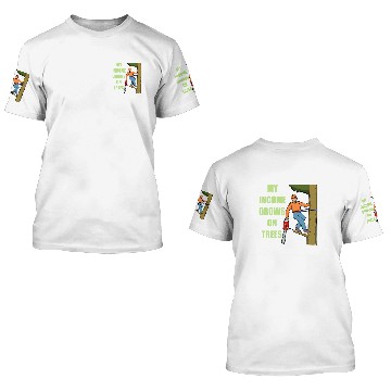 Discover Income Grows On Trees Arborist Tree Surgeon Baseball Tees 3D T Shirts