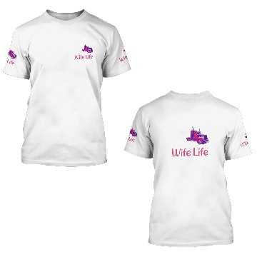 Discover Rocking The Trucker Wife Live 3D T Shirts