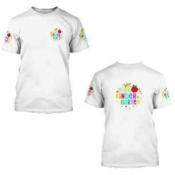 Discover team kindergarten teacher student back to school s 3D T Shirts