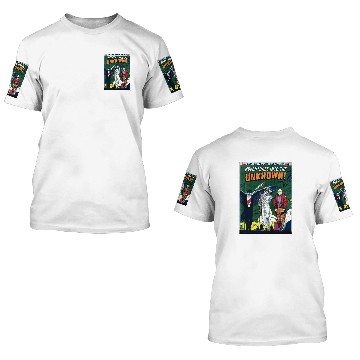 Discover Halloween Horror vintages Vampire Grim Reaper Comic Book Baseball Tees 3D T Shirts