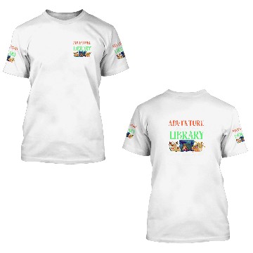 Discover Adventure Begins At Your Library Summer Reading Program 2024 2 3D T Shirts