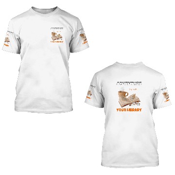 Discover Adventure Begins At Your Library Summer Reading Program 2024 8 3D T Shirts