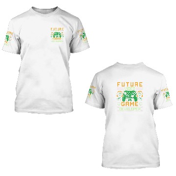 Discover Future Video Game Developer Programmer Coding Gamer Zip 3D T Shirts