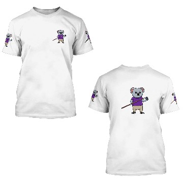Discover Koala Billiard Ball Snooker Pool Player Billiard Champ Zip 3D T Shirts