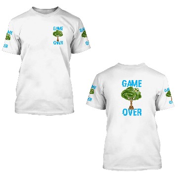 Discover Game Over Drone stuck in a tree Funny Drone Pilot 3D T Shirts