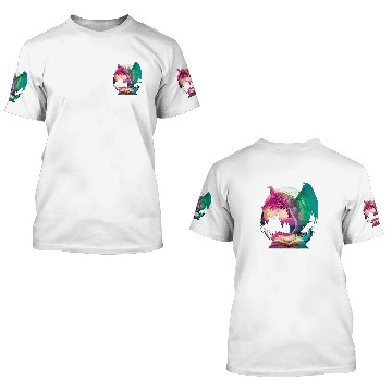 Discover fantasy Bookworm Book Dragon Reader Library Baseball Tees 3D T Shirts