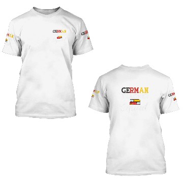 Discover German Teacher Germany Flag Language Lesson Student 6 3D T Shirts