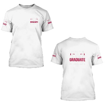 Discover Academy Student Woman Fireman Graduation 3D T Shirts