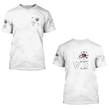 Discover Love Snowflake Dog Pointers German Wirehaired 3D T Shirts