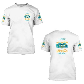 Discover Spanish Teacher Spain Flag Language Lesson Student 3D T Shirts
