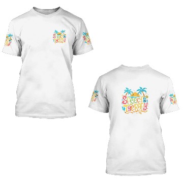 Discover Speech Therapy SLP Beach Vacation Spring Summer Therapist 3D T Shirts