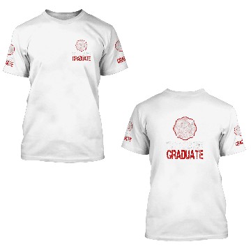Discover Academy Graduate Fireman Graduation 3D T Shirts