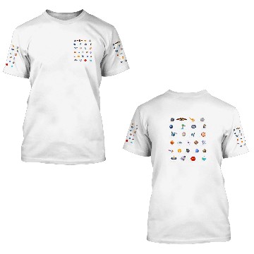 Discover Outer Space Kids ABC Types Of Planet Identification Alphabet 3D T Shirts