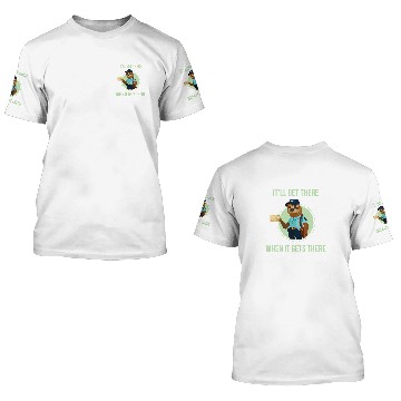 Discover Postal Worker Funny Sloth Mailman Mail Delivery Parcel 3D T Shirts