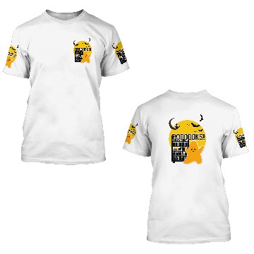 Discover Booooks Cute Boo ghosts Book Reader Halloween Cat and Bat 3D T Shirts