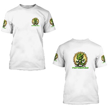 Discover Emerald Dragon Warrior Wing Chun Kung Fu Zip 3D T Shirts