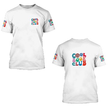 Discover Cool Book Club Baseball Tees 3D T Shirts
