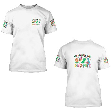 Discover Pediatric Occupational Therapy OT Assistant Cute Dinosaur Baseball Tees 3D T Shirts
