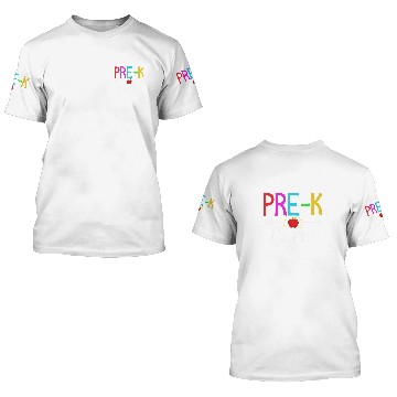 Discover Prek Crew Prek Teacher Student Team Back To School Baseball Tees 3D T Shirts