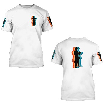 Discover Proud Construction Worker Papa Retro Vintage Baseball Tees 3D T Shirts