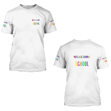 Discover Welcome Back To School Teacher First Day Learning Teaching 3D T Shirts
