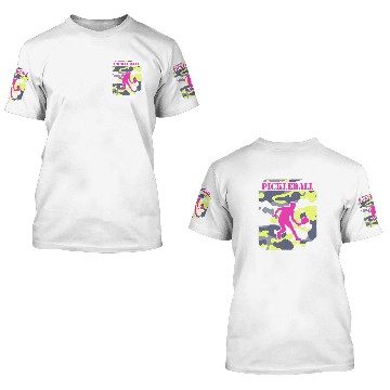 Discover Cool Camouflage Camo Pickleball Baseball Tees 3D T Shirts