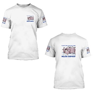 Discover World Down Syndromes Day Include Everybody Penguins Zip 3D T Shirts
