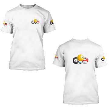 Discover Funny Billiard Pool Player Table Game Baseball Tees 3D T Shirts