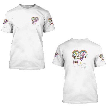 Discover Rainbow Unicorns 100 Magical Days Kids Student Colorful 3D T Shirts